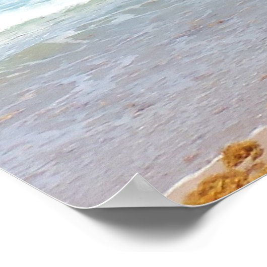 WELLEN IN DER MEERESWOCHE POSTER (Ecke)