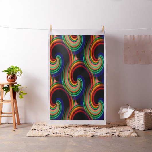 Wellen in Farben.... Stoff (Beispiel)