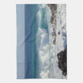 Wellen in Maui, Landschaftsfotografie von Hawaii Geschirrtuch (Vertikal)