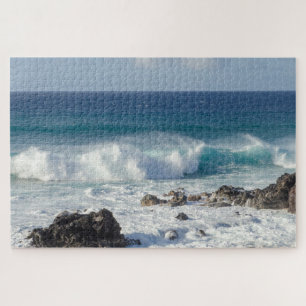 Wellen in Maui, Landschaftsfotografie von Hawaii Puzzle