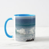 Wellen in Maui, Landschaftsfotografie von Hawaii Tasse (Links)