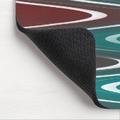 Wellen in weiß mousepad (Ecke)