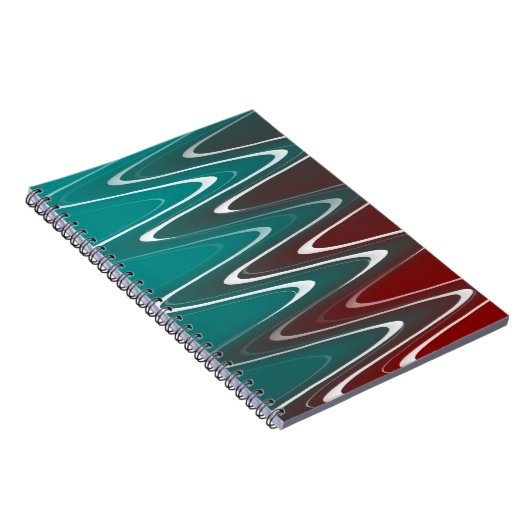 Wellen in weiß notizblock (Rechte Seite)