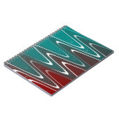 Wellen in weiß notizblock (Linke Seite)