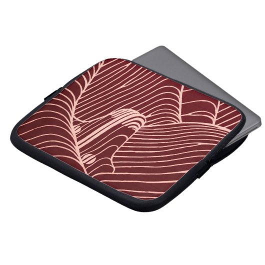 Wellen innerhalb laptopschutzhülle (Vorne Oben)