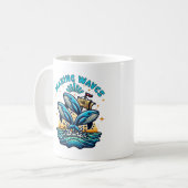 Wellen Kaffeetasse (Vorderseite Links)