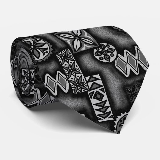 Wellen-Kriegerhawaiischer ursprünglicher Tapa Krawatte (Gerollt)