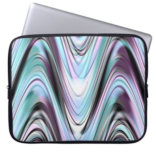 Wellen...... Laptopschutzhülle (Vorderseite)