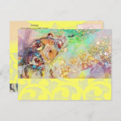 WELLEN / MAGIC BUTTERFLY-PFLANZE POSTKARTE (Vorne/Hinten)