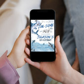 🦈 Wellen mit unserem Hai zum Geburtstag machen Einladung