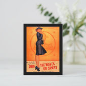 Wellen oder Sparren Postkarte (Stehend Vorderseite)