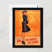 Wellen oder Sparren Postkarte (Vorne/Hinten)