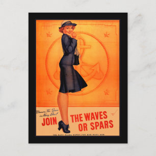 Wellen oder Sparren Postkarte