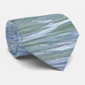 Wellen-Ozean-Schaum-Wasser Krawatte (Gerollt)