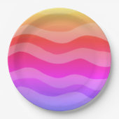 WELLEN PAPPTELLER (Vorderseite)