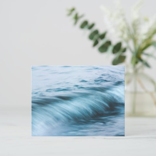 Wellen Postkarte (Stehend Vorderseite)