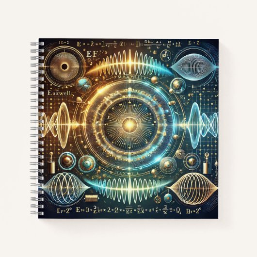 Wellen & Quantenenergie Notizblock (Vorderseite)