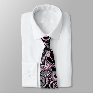 Wellen-Reise-Blumenpaisley Single-Side gedruckt Krawatte