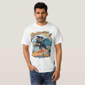 Wellen Rottweiler-Abenteuer T-Shirt (Vorne ganz)