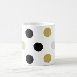 💫 Wellen: runder Polka-Muster-Tasse Kaffeetasse