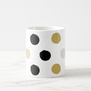 💫 Wellen: runder Polka-Muster-Tasse Kaffeetasse
