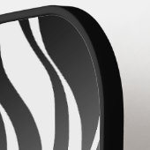 Wellen - Schwarzer Gradient Pickleball Schläger (Linke Seite)