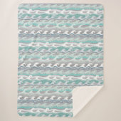 Wellen Sherpadecke (Vorderseite)