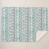 Wellen Sherpadecke (Vorderseite (Horizontal))