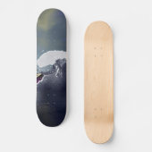 "Wellen-" Skateboard (Vorderseite)