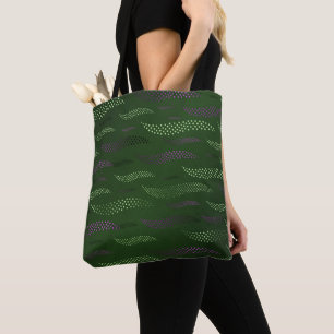 Wellen Tiger (stilisiertes Muster) 5 Tasche