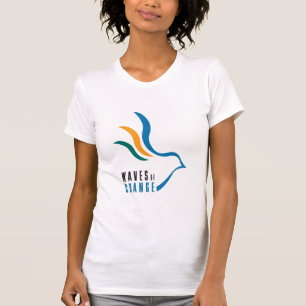 Wellen Trägershirts Änderungsdame T-Shirt
