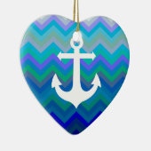 Wellen u. Anker Keramikornament (Rechts)