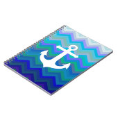 Wellen u. Anker Notizblock (Linke Seite)