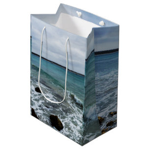 Wellen und Fischerboote im Meer, Mittlere Geschenktüte