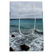 Wellen und Fischerboote im Meer, Mittlere Geschenktüte (Rückseite)