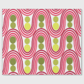 Wellen und Kreise Geschenkpapier (Flach)