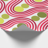 Wellen und Kreise Geschenkpapier (Ecke)