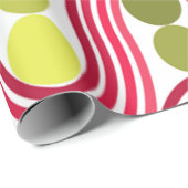 Wellen und Kreise Geschenkpapier (Rolleneckpunkt)