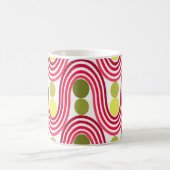 Wellen und Kreise Kaffeetasse (Mittel)