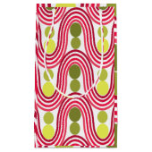 Wellen und Kreise Kleine Geschenktüte (Vorderseite)