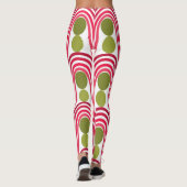 Wellen und Kreise Leggings (Rückseite)
