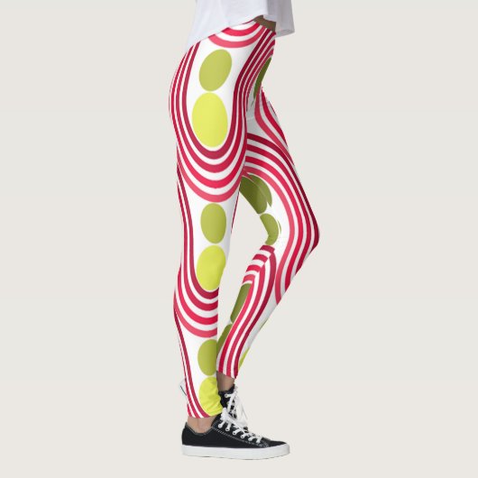 Wellen und Kreise Leggings (Rechts)