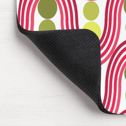 Wellen und Kreise Mousepad (Ecke)