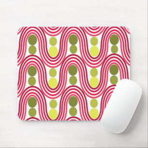 Wellen und Kreise Mousepad