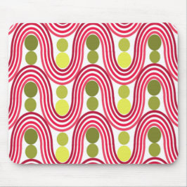 Wellen und Kreise Mousepad