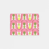 Wellen und Kreise Post-it Klebezettel (Vorderseite)