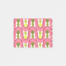 Wellen und Kreise Post-it Klebezettel