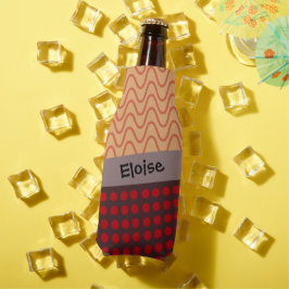 Wellen und Regen Flaschenkühler