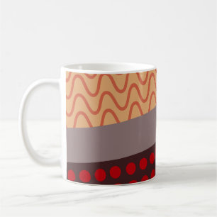 Wellen und Regen Kaffeetasse