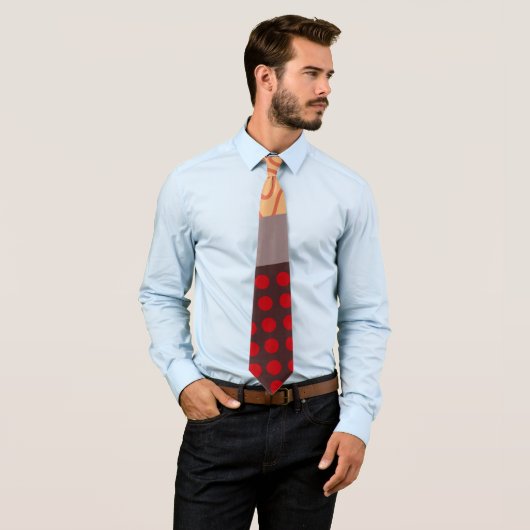 Wellen und Regen Krawatte (Beispiel)